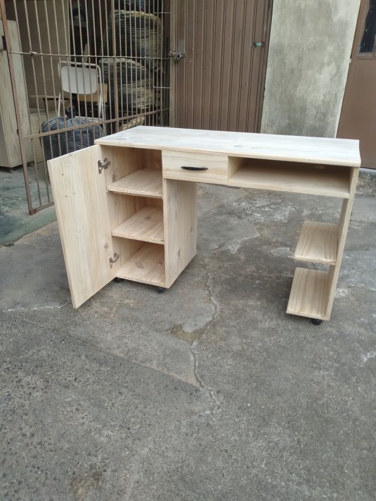 wooden desk