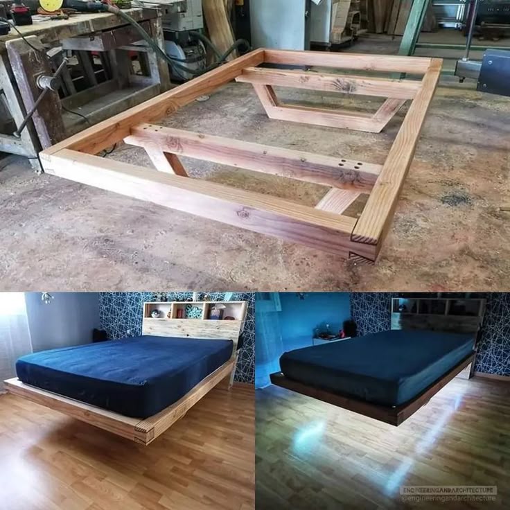 How I Built a Sturdy Wooden Bed Frame