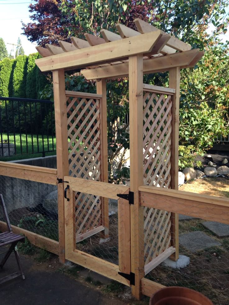 How To Build a Wooden Garden Arbor