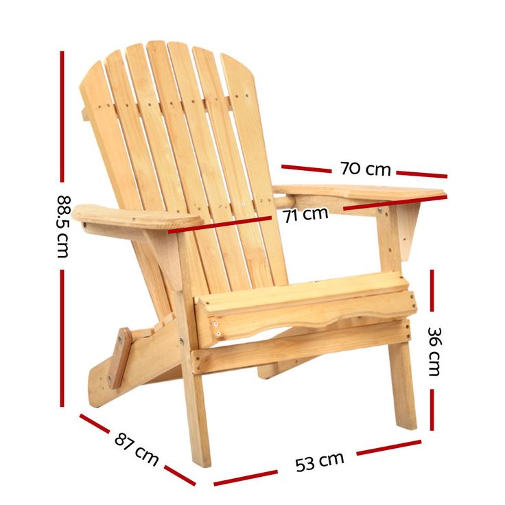 Wooden Adirondack Chair