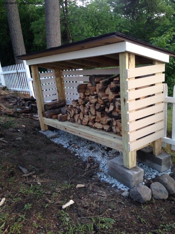 How to Build a Firewood Storage Shed