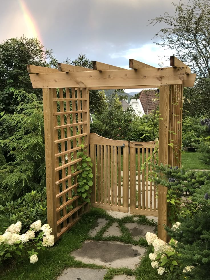 How To Build a Wooden Garden Arbor