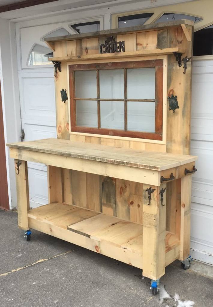 DIY Potting Bench