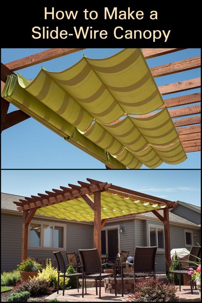 Pergola with Retractable Canopy