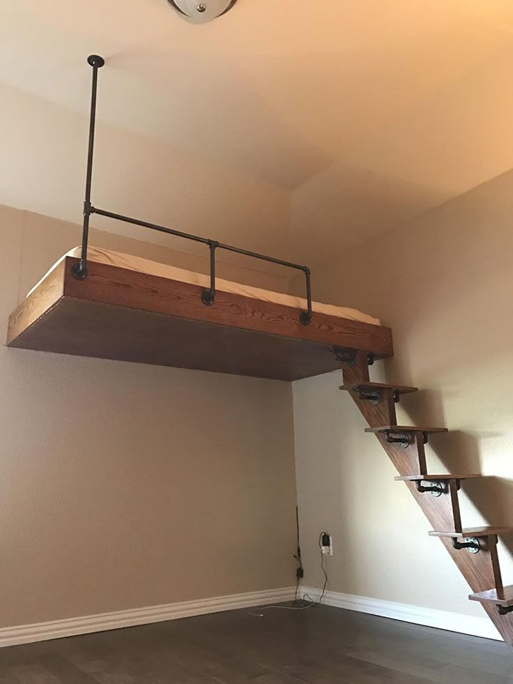 Industrial Pipe Loft Bed