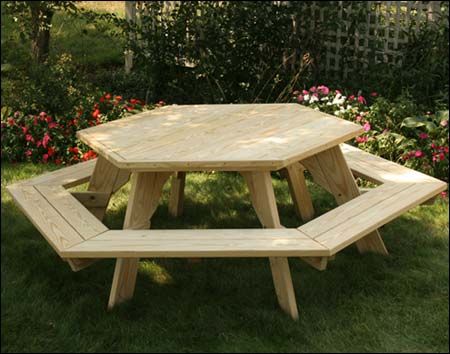 Hexagon Picnic Table