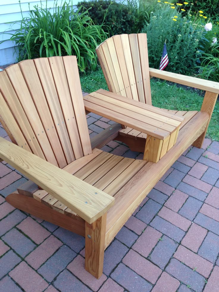 Double Adirondack Chair