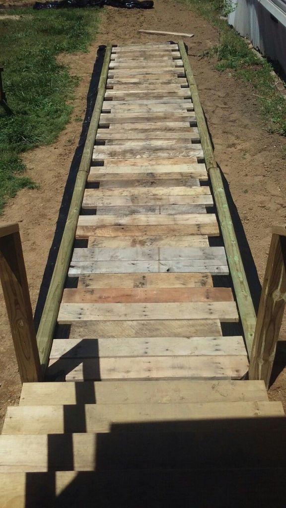 Rustic Straight Pathway