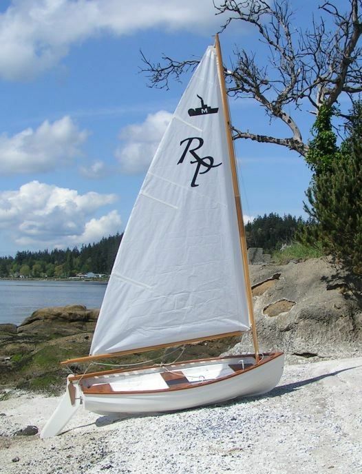 Small Wooden Sailboat