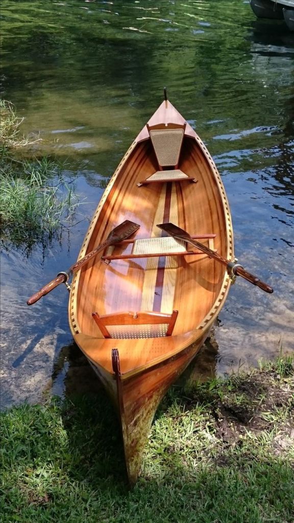 Elegant Wooden Kayak