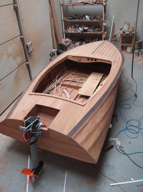 Handmade Wooden Dory