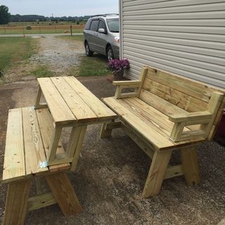 Convertible Picnic Table and Bench