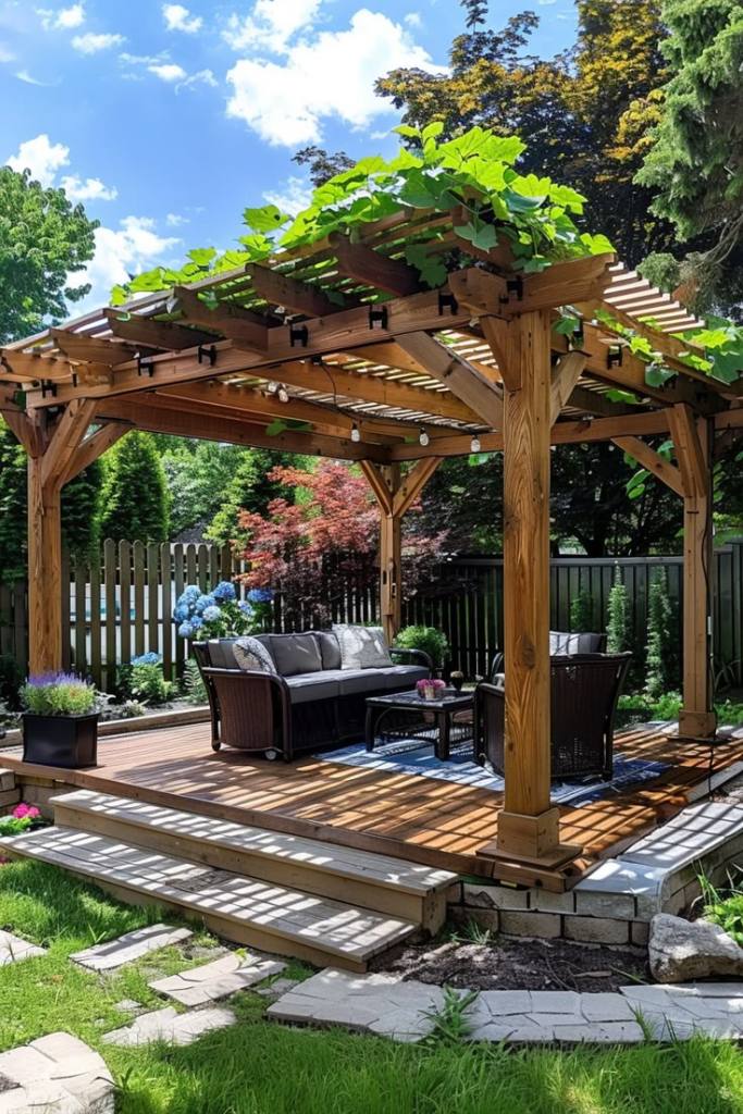 Pergola-Style Gazebo