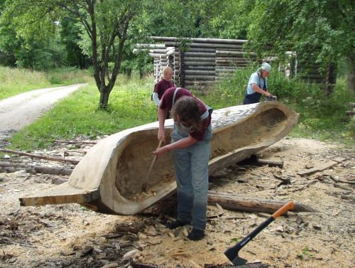 Traditional Dugout Canoe