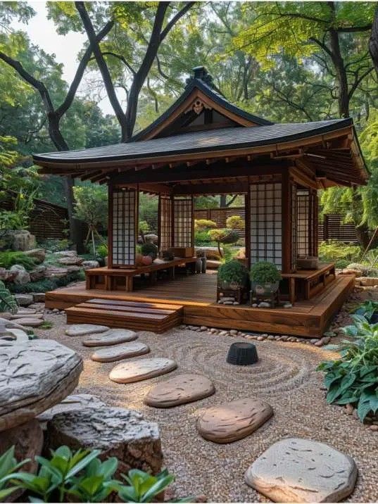 Japanese Tea House Gazebo
