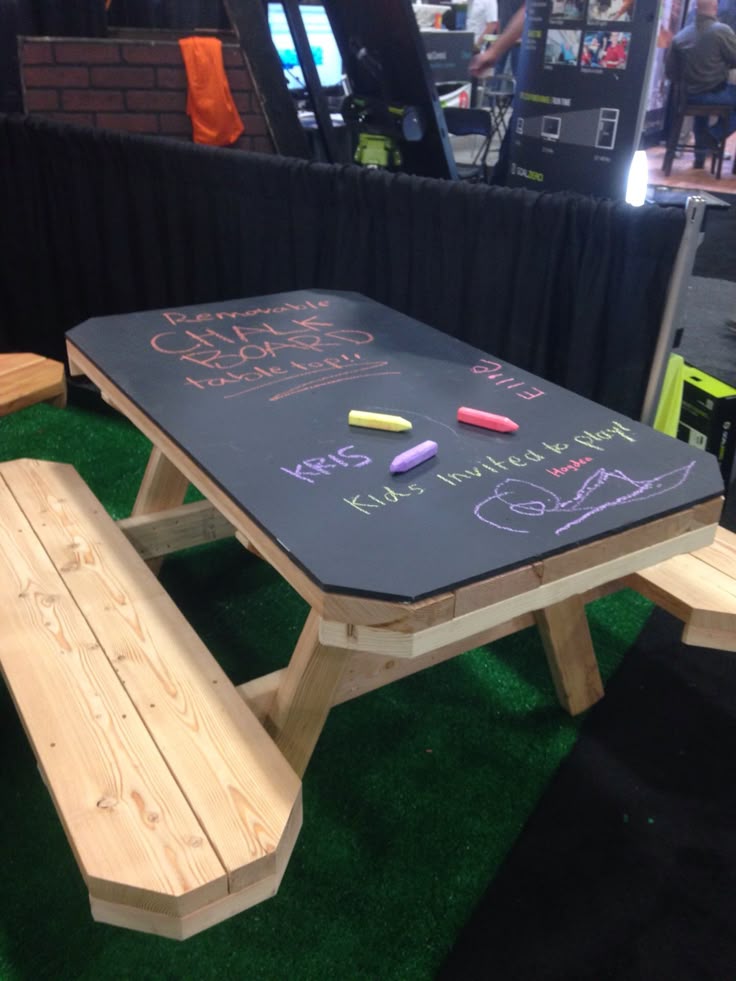Kid-Sized Picnic Table