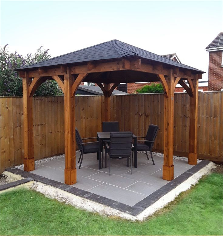 Small DIY Corner Gazebo