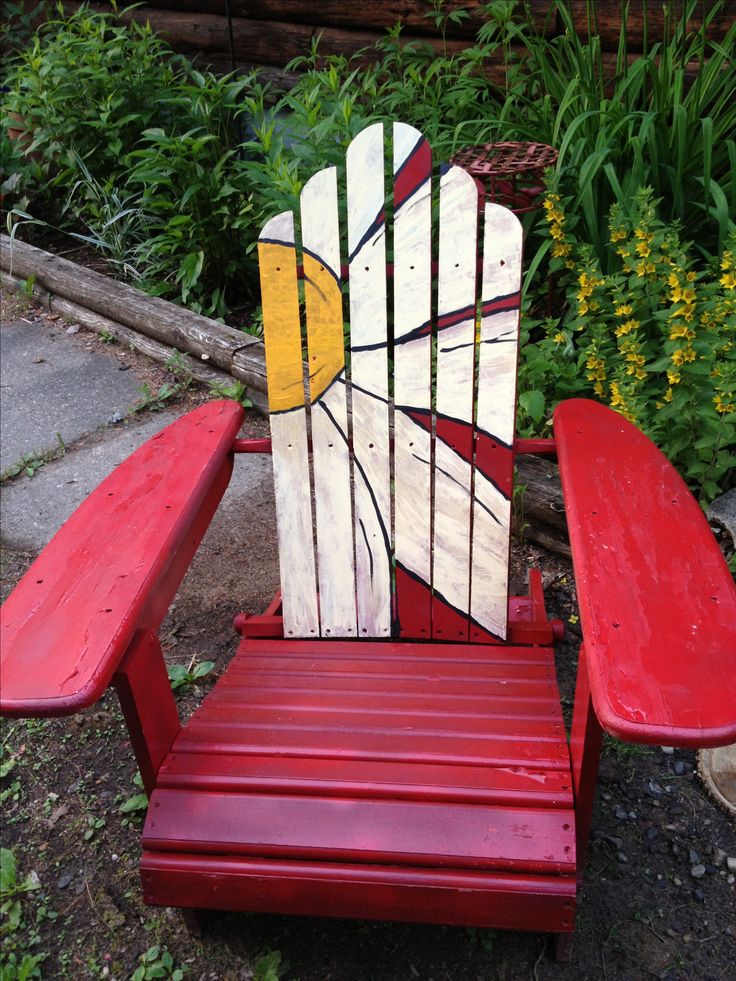 Painted Adirondack Chair