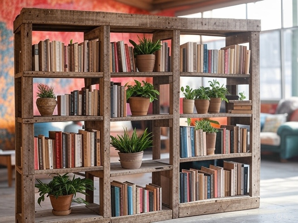 Pallet Bookshelf