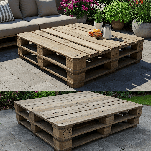Pallet Patio Coffee Table