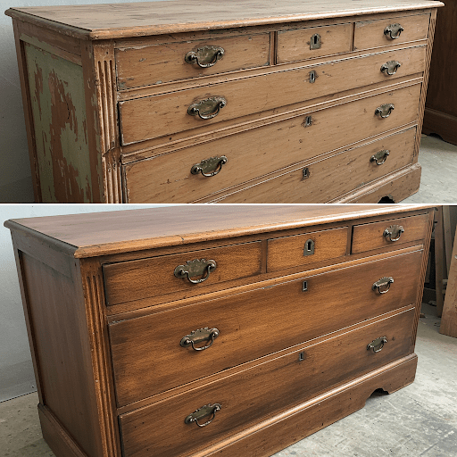 antique wooden furniture restoration