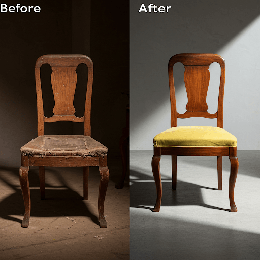 antique chair restoration