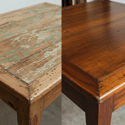 antique table restoration