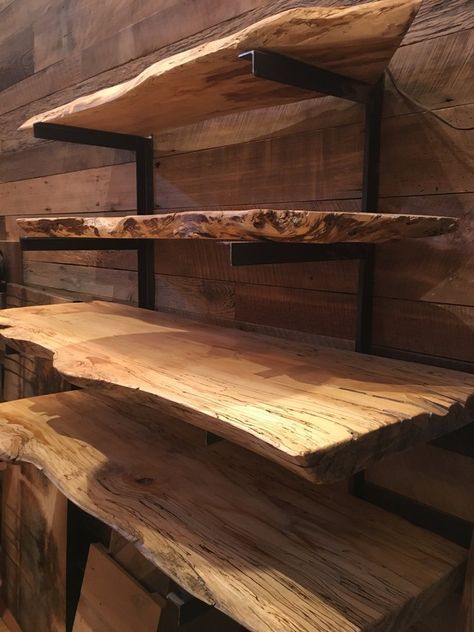 Rustic Wooden Shelves