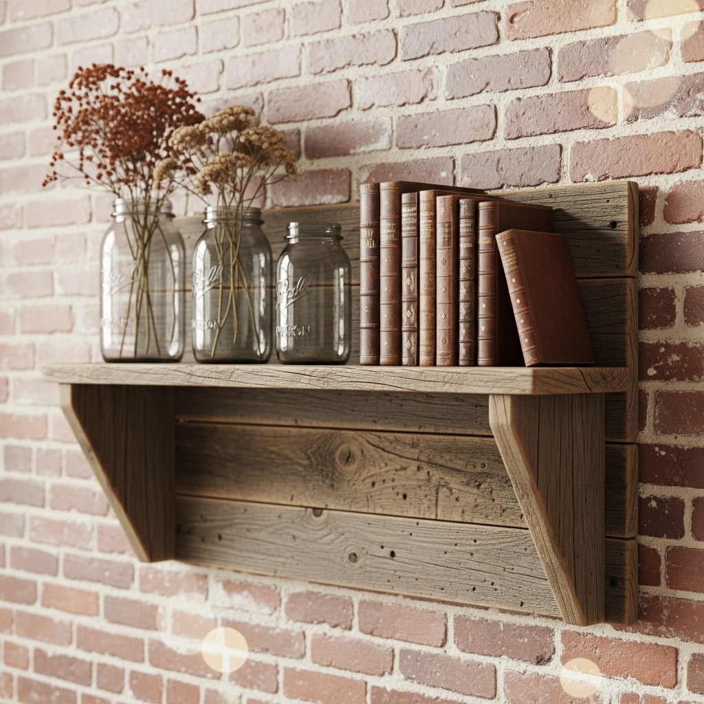 Rustic Wall Shelf