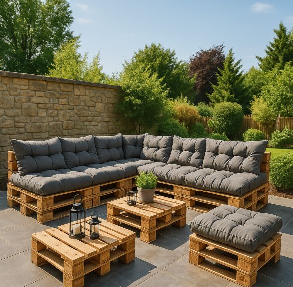 DIY Wooden Pallet Patio Set