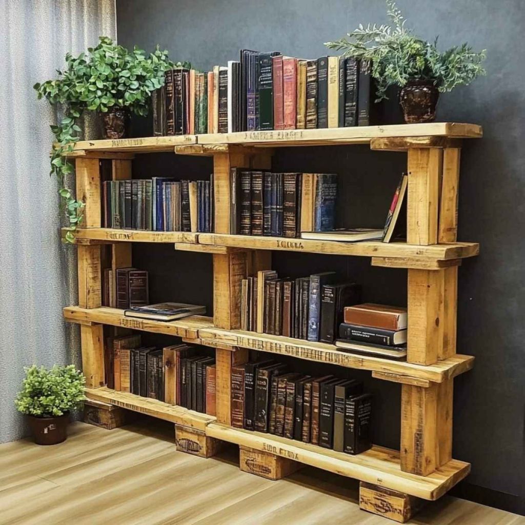 Pallet Bookshelf