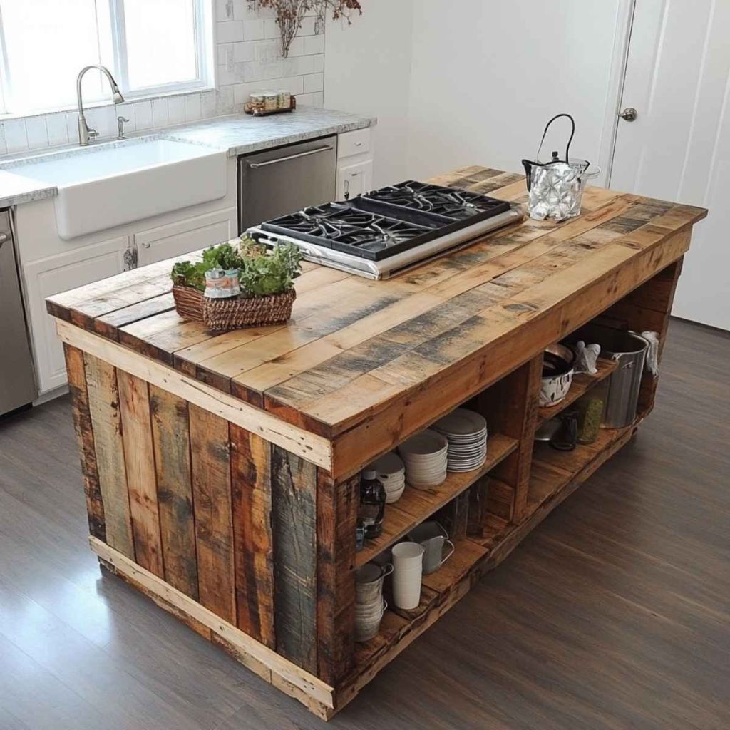 Pallet Kitchen Island