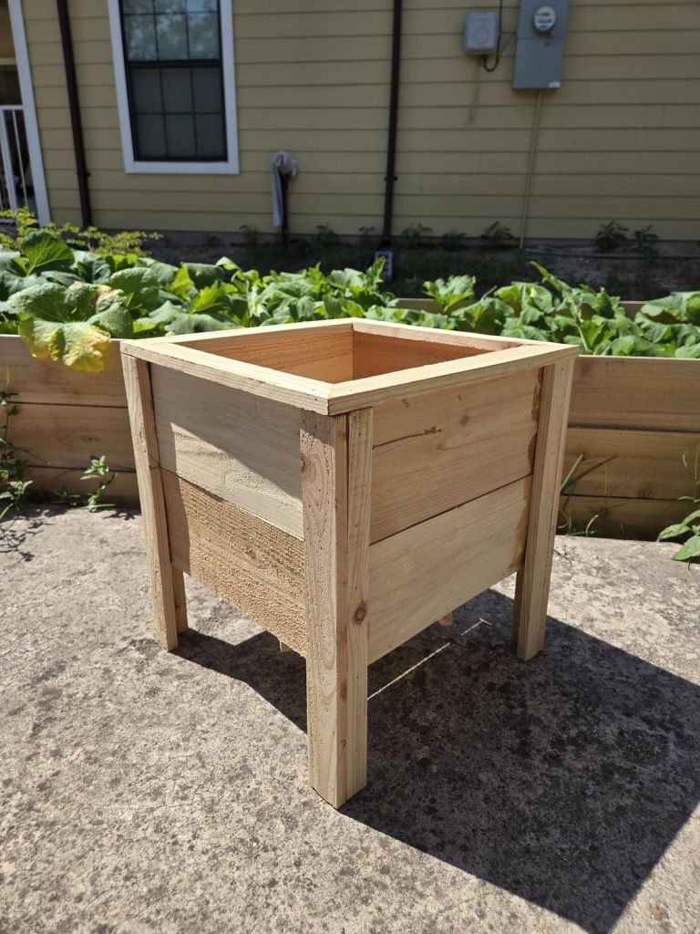 DIY Wooden Planter Box