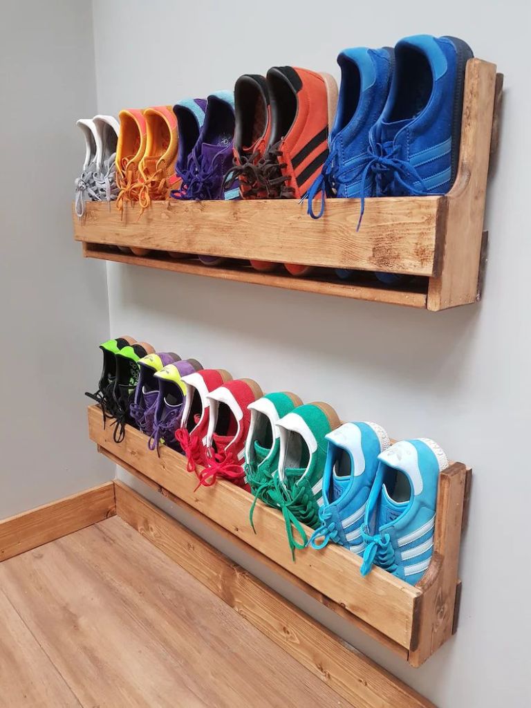 Pallet Shoe Rack