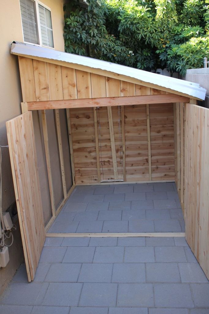 outdoor shed