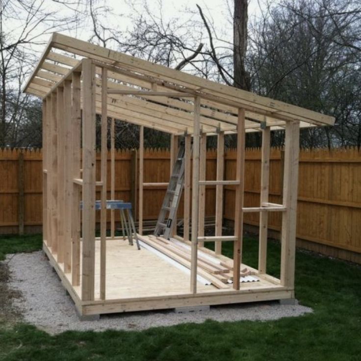 outdoor shed