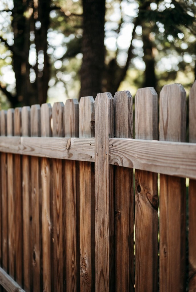Outdoor Wooden Fence